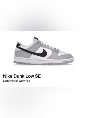 Nike Dunk Low SE
Lottery Pack Grey Fog